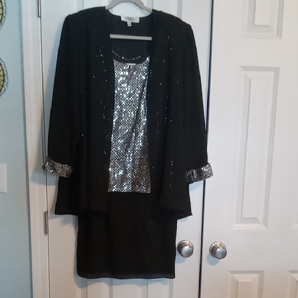 Patra Petite Classic Black Vintage  Dress
